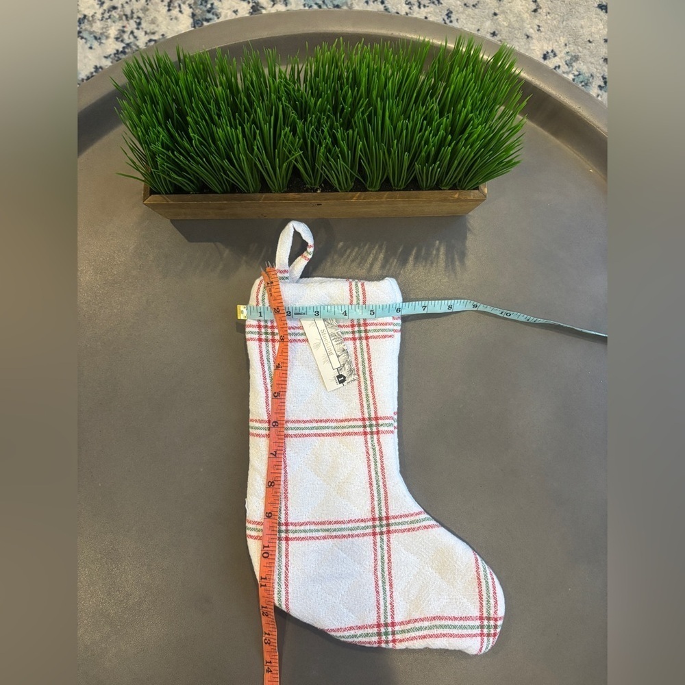 Festive Plaid Holiday Stocking - Picture 3 of 3